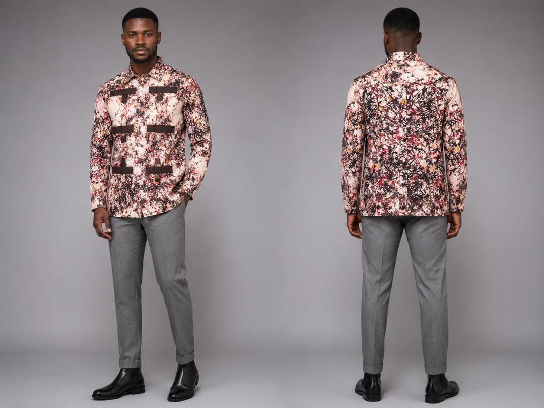 Chemise pagne africain